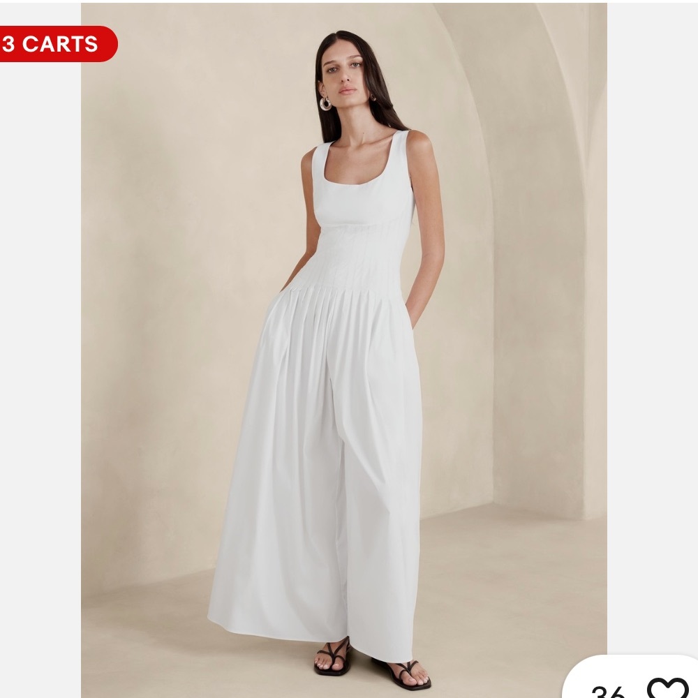 Banana Republic Ness Poplin Jumpsuit